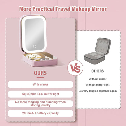 LED Makeup Mirror Case