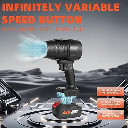 portable air blower jet Car Dryer double battery
