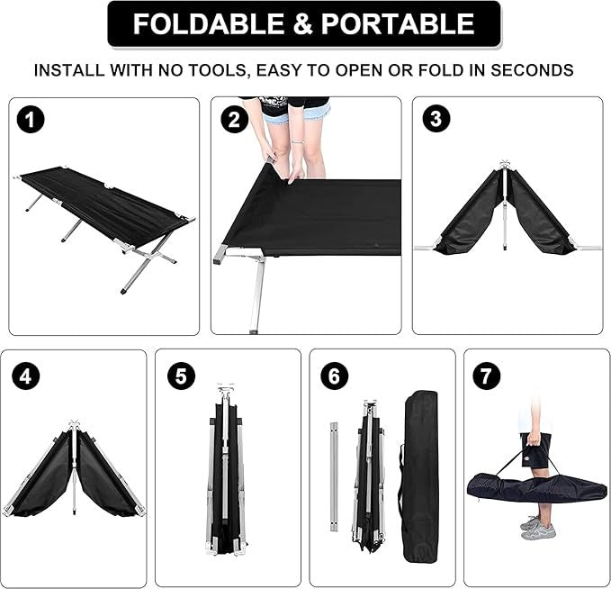 Folding Single Person Bed